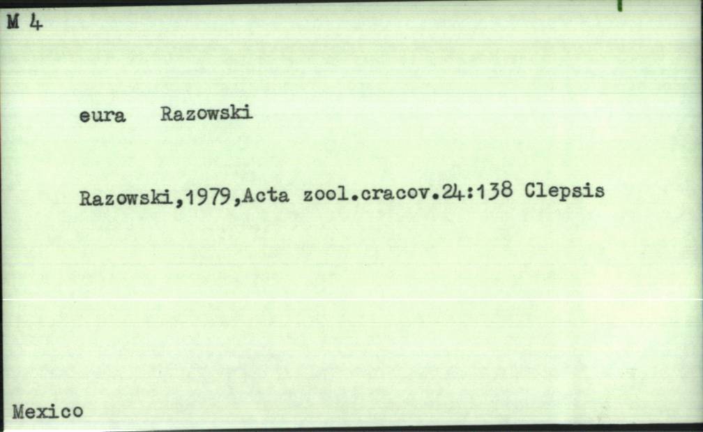 front of card